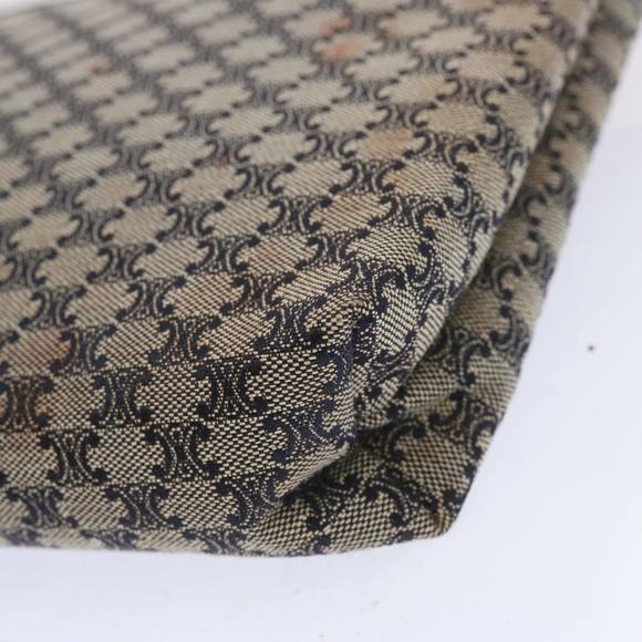 CELINE Macadam Canvas Clutch Bag Navy Auth 69236 - Picture 11 of 16